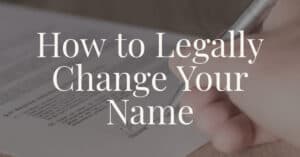 The name change process is different depending on the reason for the change. Learn how to get your name legally changed in North Carolina.