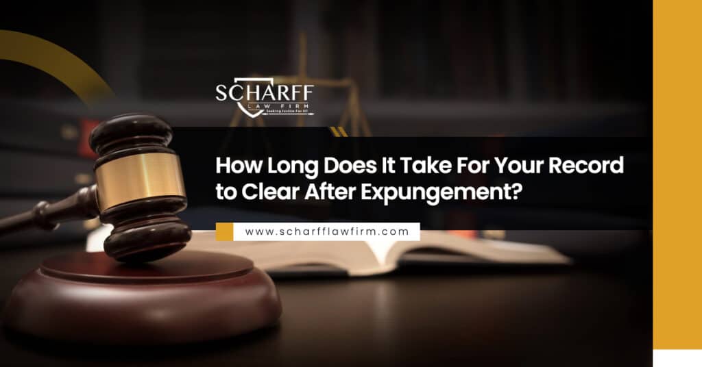 how long does it take for your record to clear after expungement